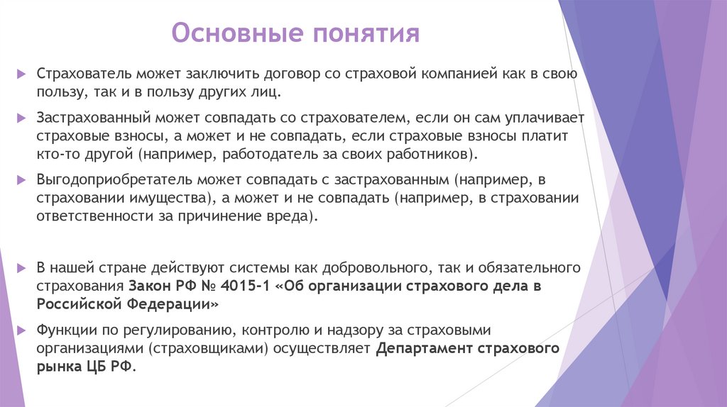 Основные понятия