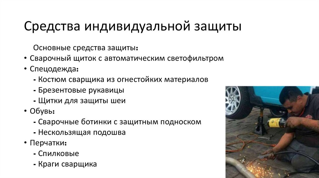 Средства индивидуальной защиты