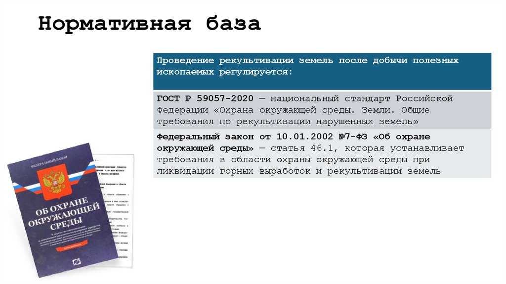 Нормативная база