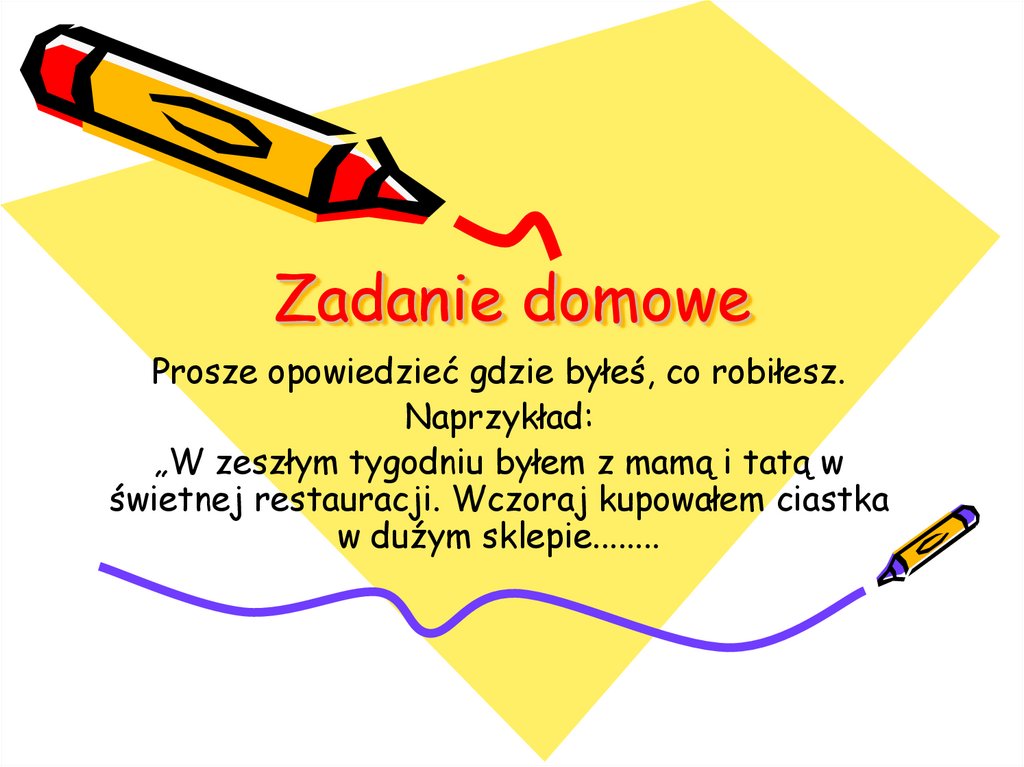 Zadanie domowe