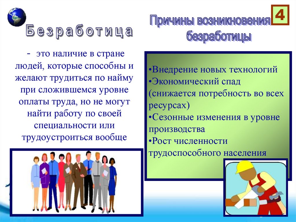 - это наличие в стране людей, которые способны и желают трудиться по найму при сложившемся уровне оплаты труда, но не могут