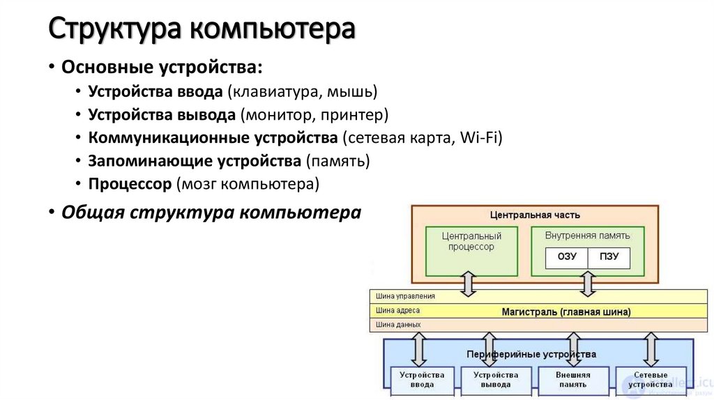 Структура компьютера