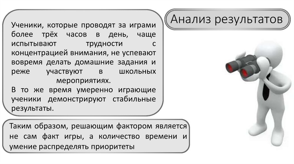 Анализ результатов