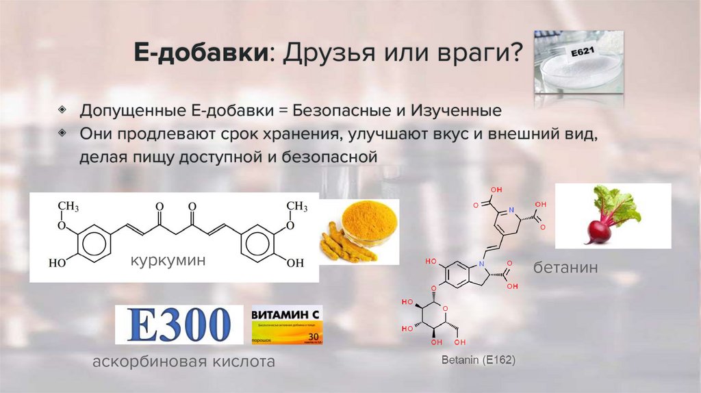 Е-добавки: Друзья или враги?