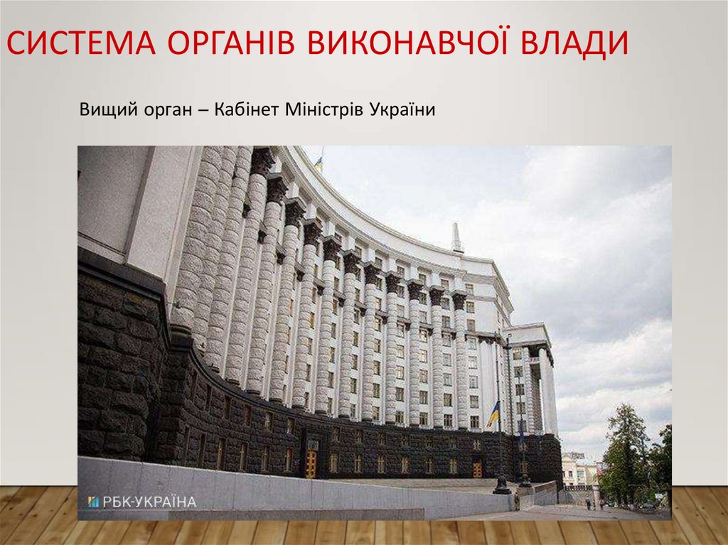 Система органів виконавчої влади