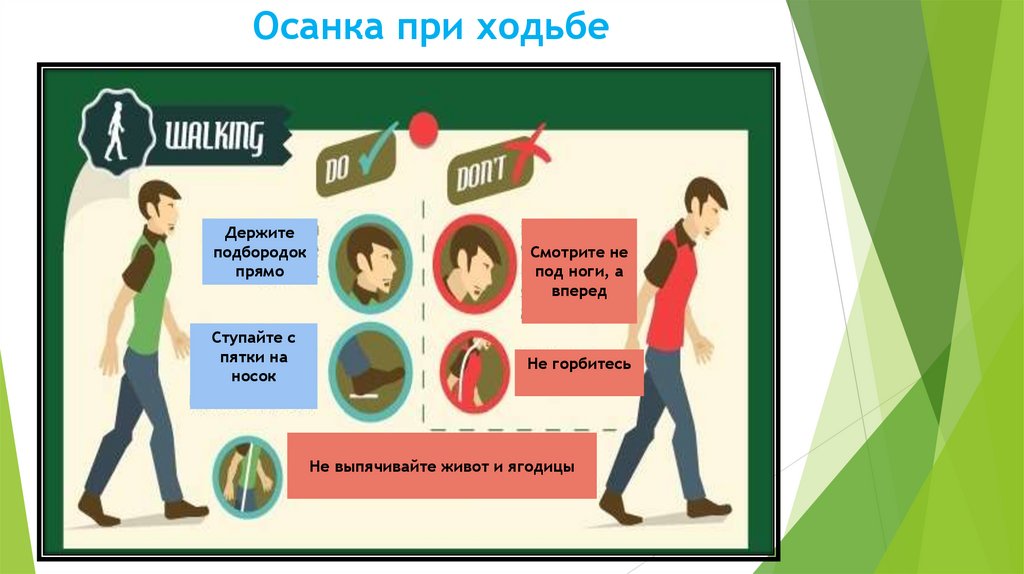 Осанка при ходьбе