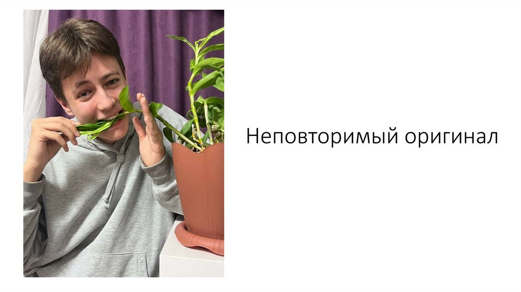 Неповторимый оригинал