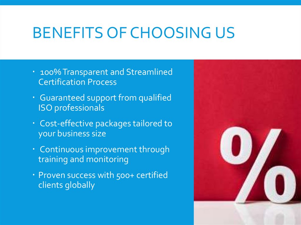 Benefits of Choosing Us