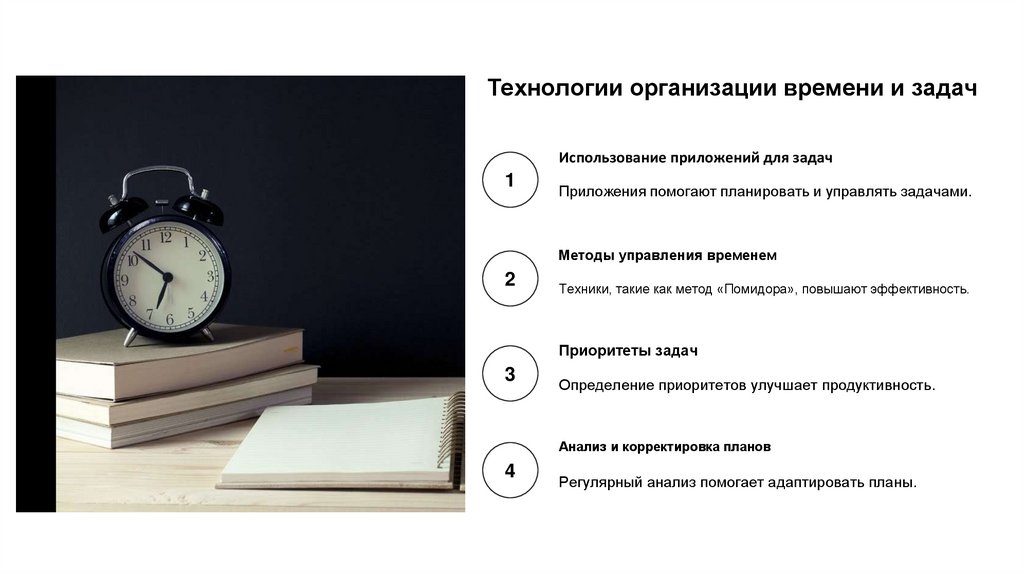 Технологии организации времени и задач