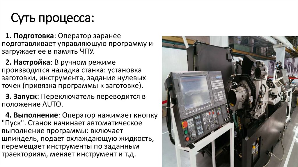 Суть процесса: