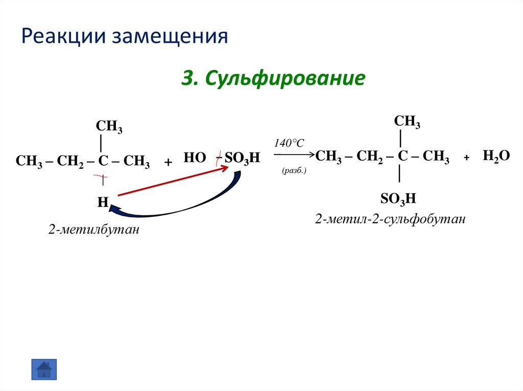 Реакции замещения