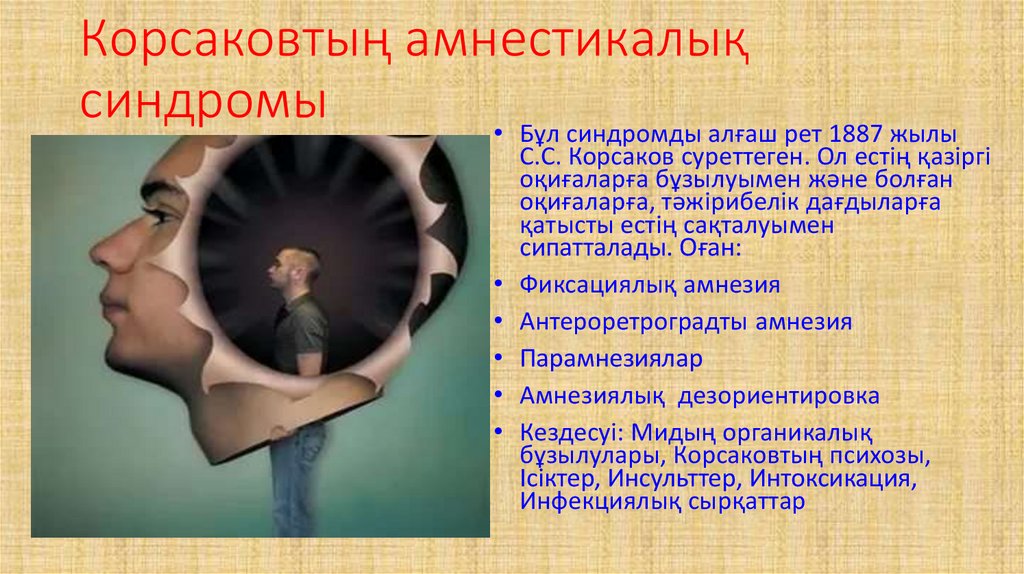 Корсаковтың амнестикалық синдромы