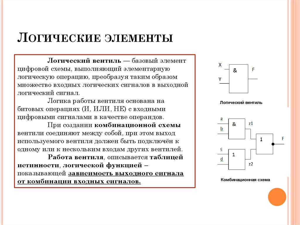 Логические элементы