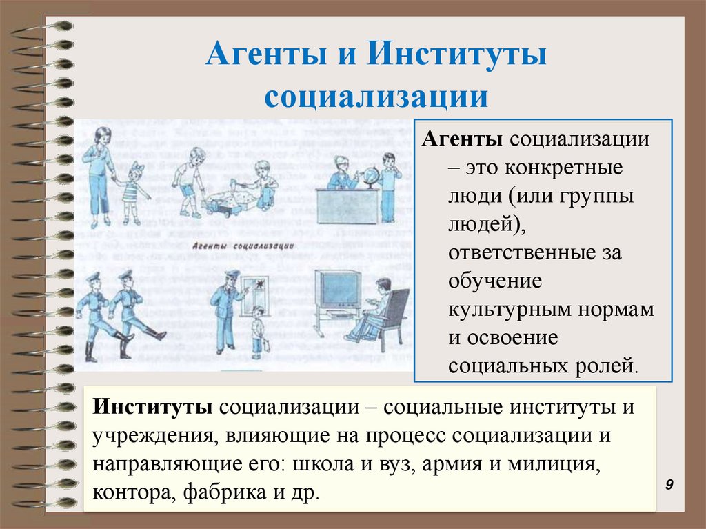 Агенты и Институты социализации