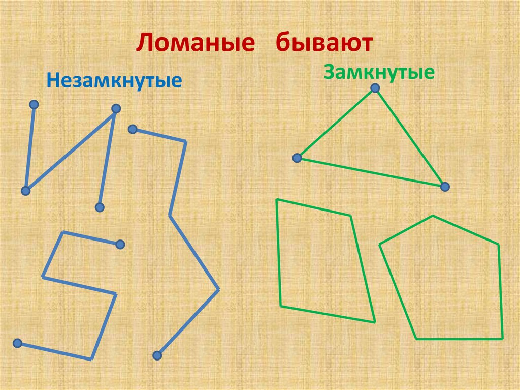 Ломаные бывают