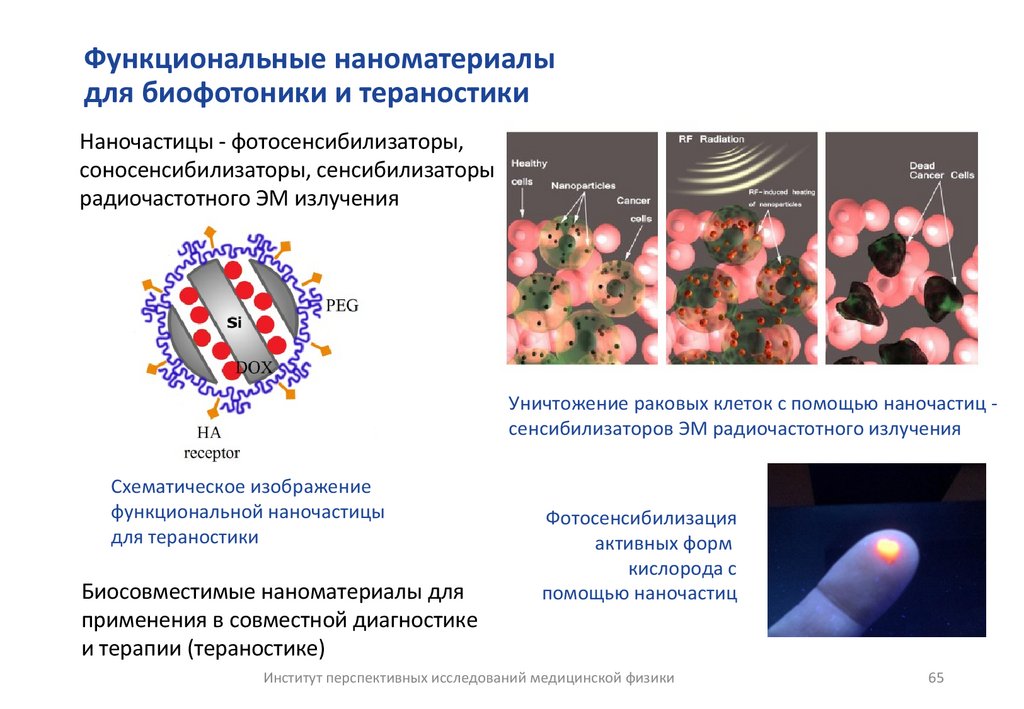 Функциональные наноматериалы для биофотоники и тераностики