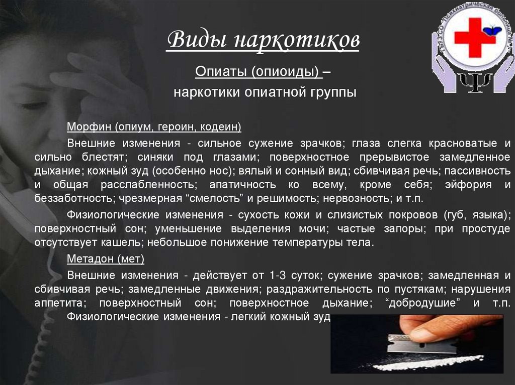 Виды наркотиков