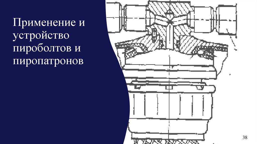 Применение и устройство пироболтов и пиропатронов