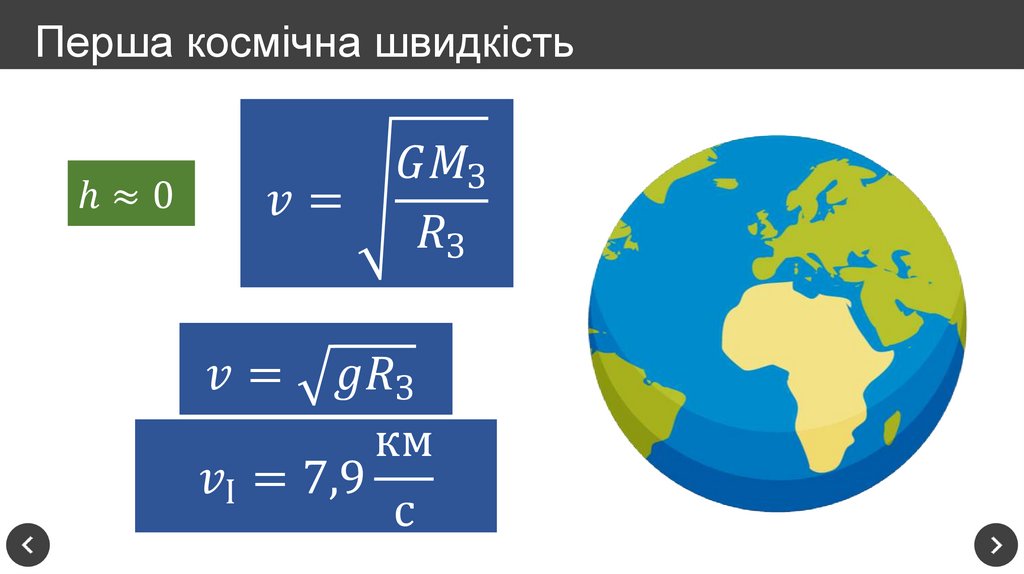 Перша космічна швидкість