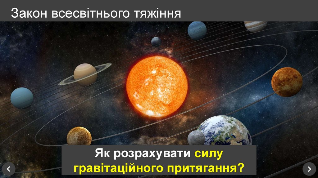 Закон всесвітнього тяжіння