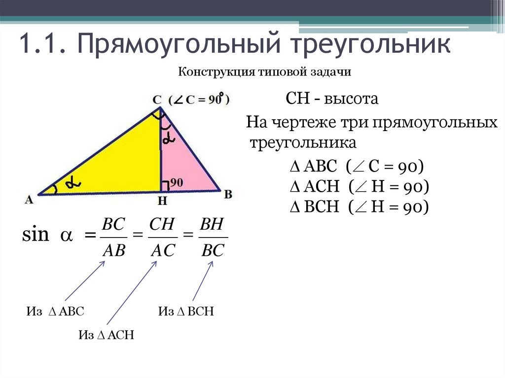 1.1. Прямоугольный треугольник