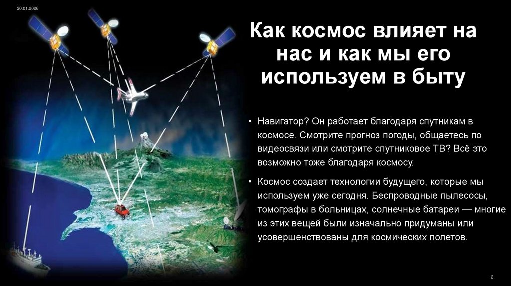 Как космос влияет на нас и как мы его используем в быту