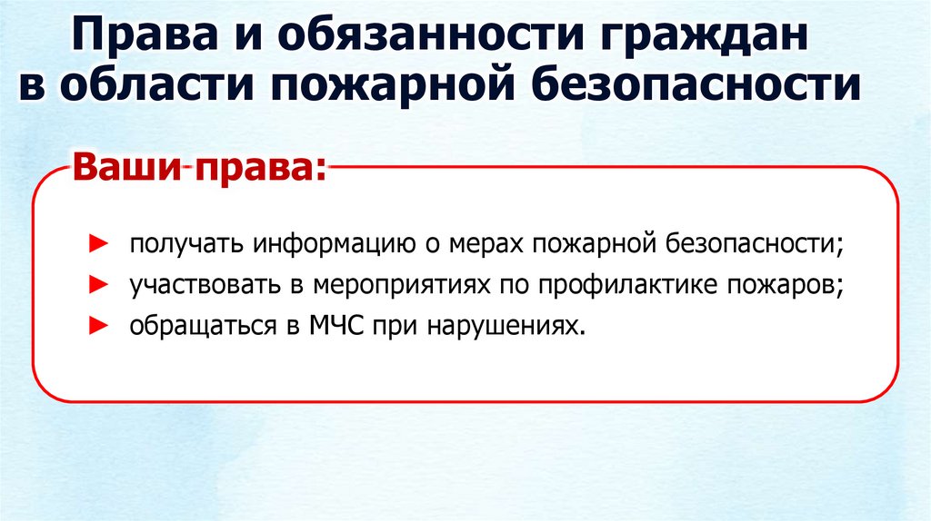 Ваши права: