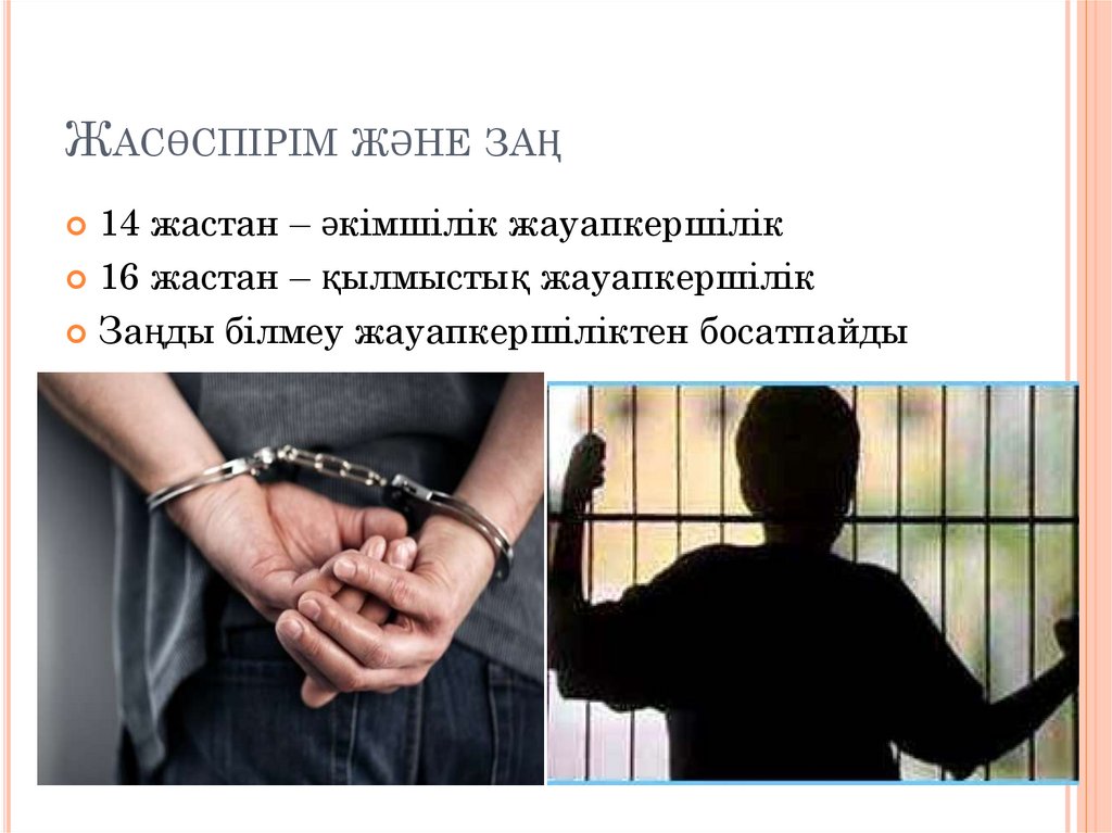 Жасөспірім және заң