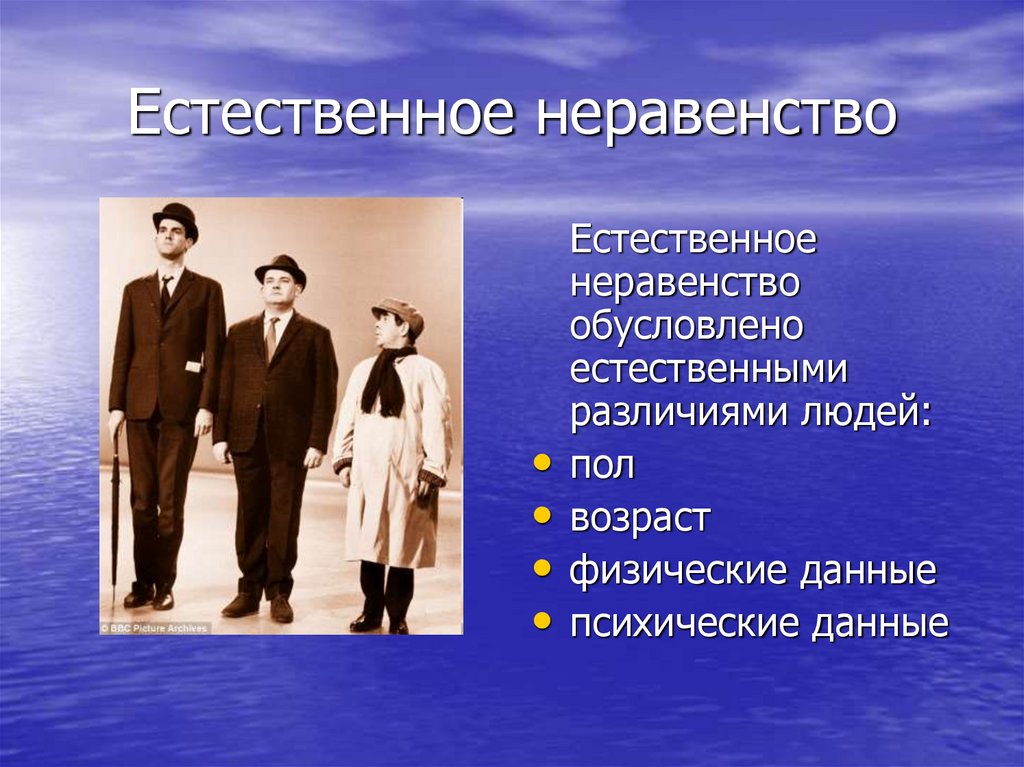 Естественное неравенство