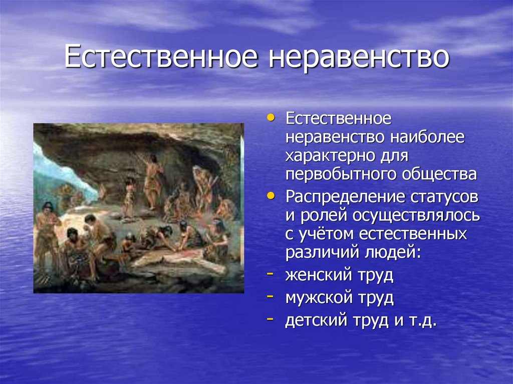 Естественное неравенство