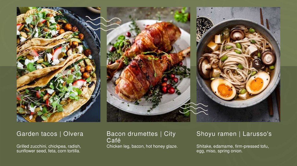 Garden tacos | Olvera