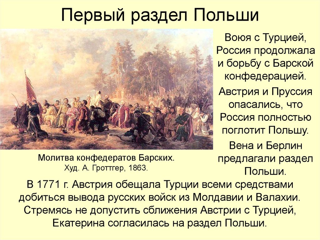 Первый раздел Польши