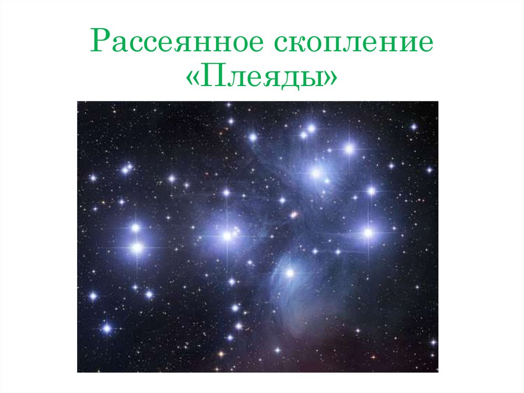 Рассеянное скопление «Плеяды»