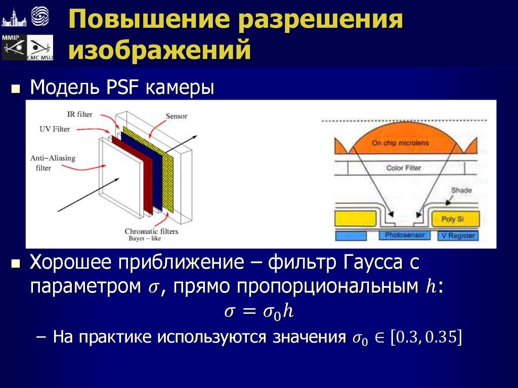 Повышение разрешения изображений