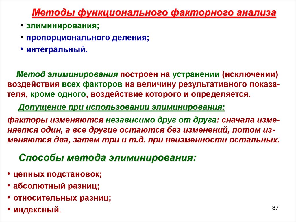 Типы факторного анализа: