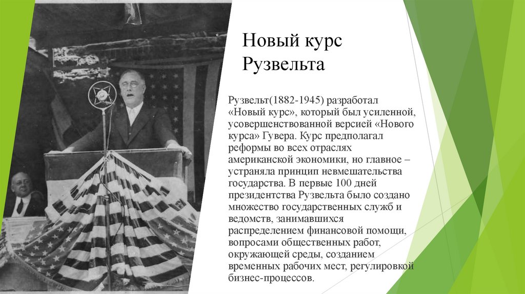 Новый курс Рузвельта