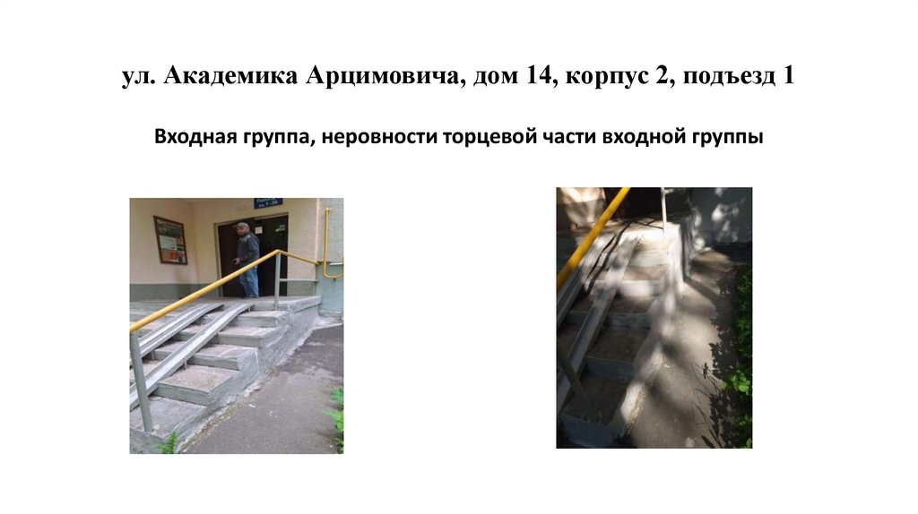 ул. Академика Арцимовича, дом 14, корпус 2, подъезд 1