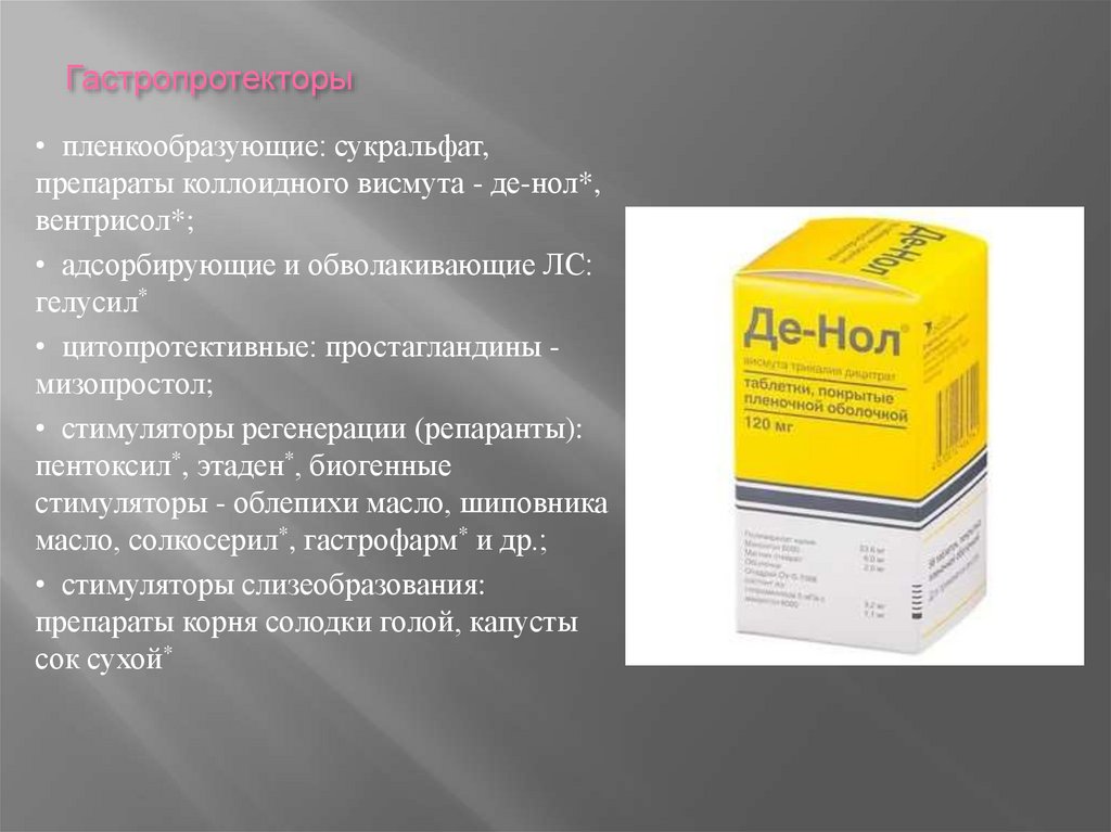 Гастропротекторы