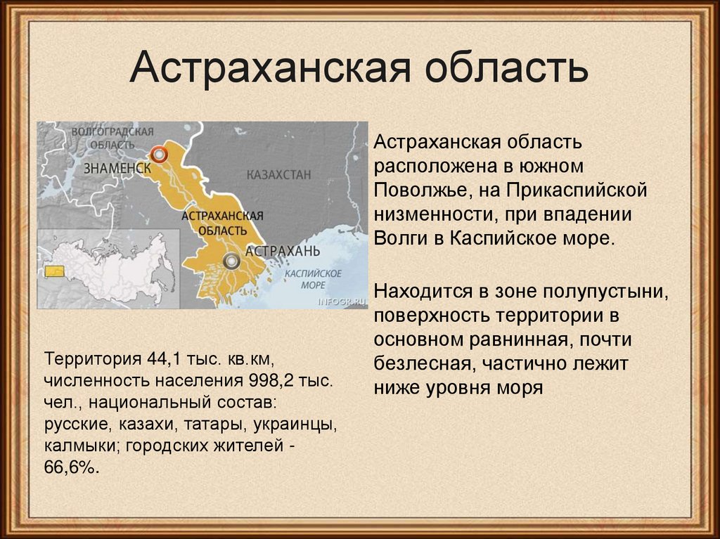 Астраханская область