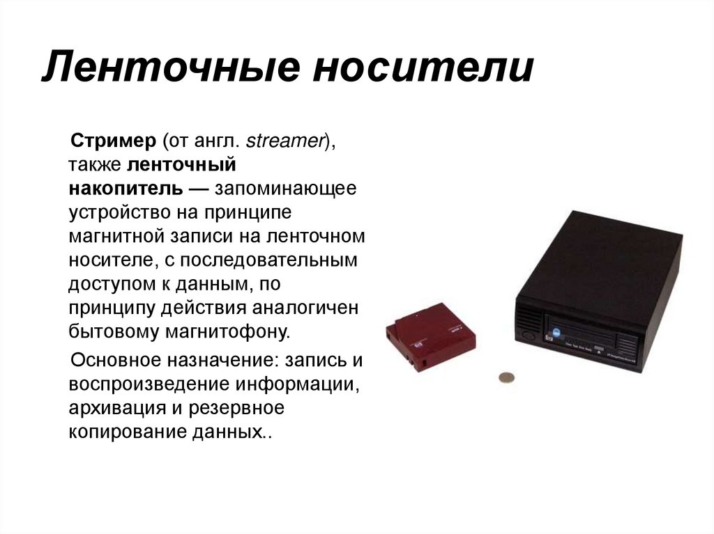 Ленточные носители