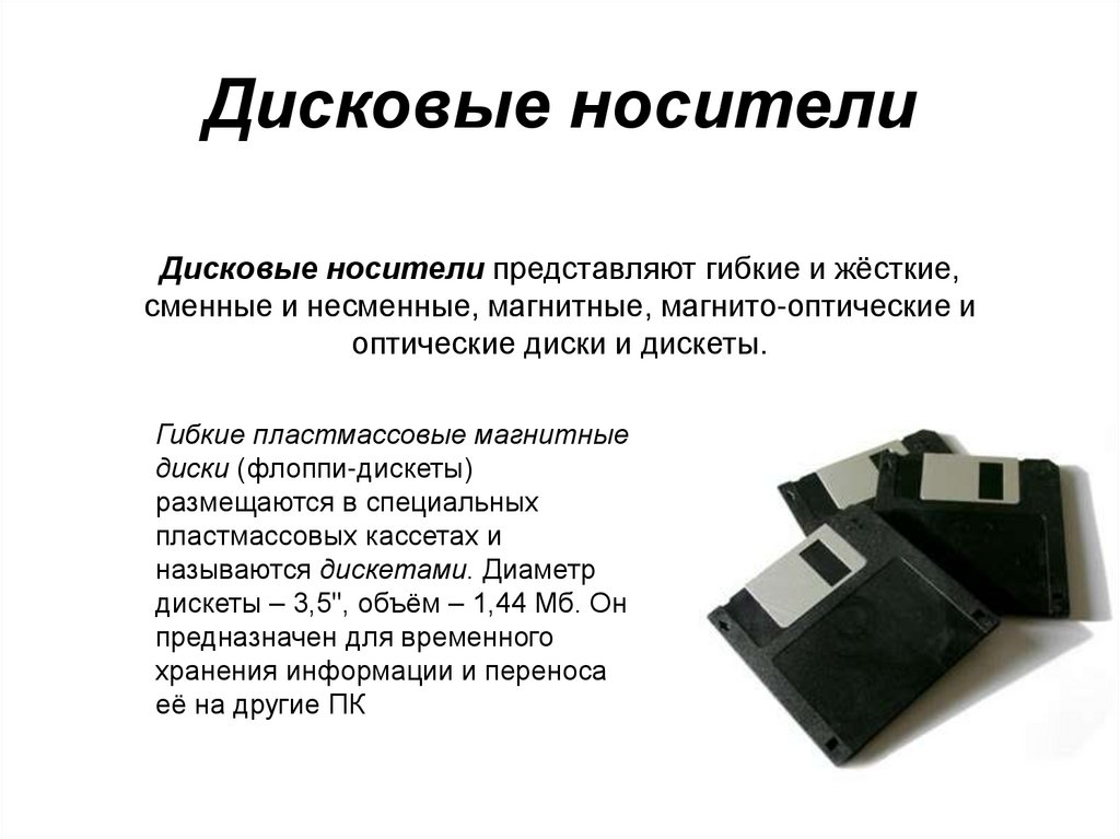 Дисковые носители