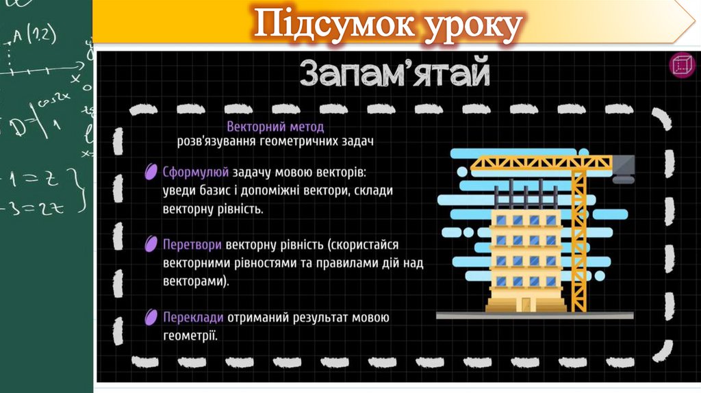 Підсумок уроку