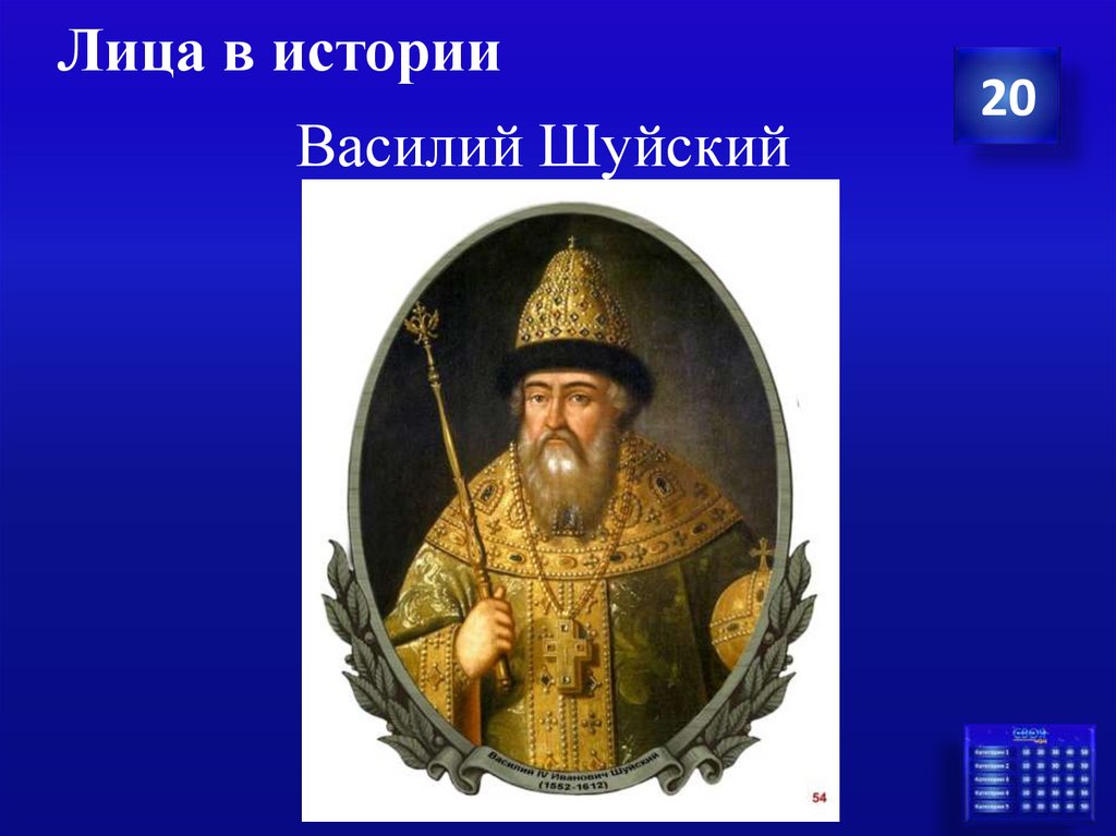 Лица в истории