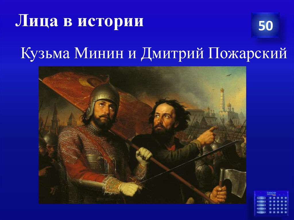 Лица в истории