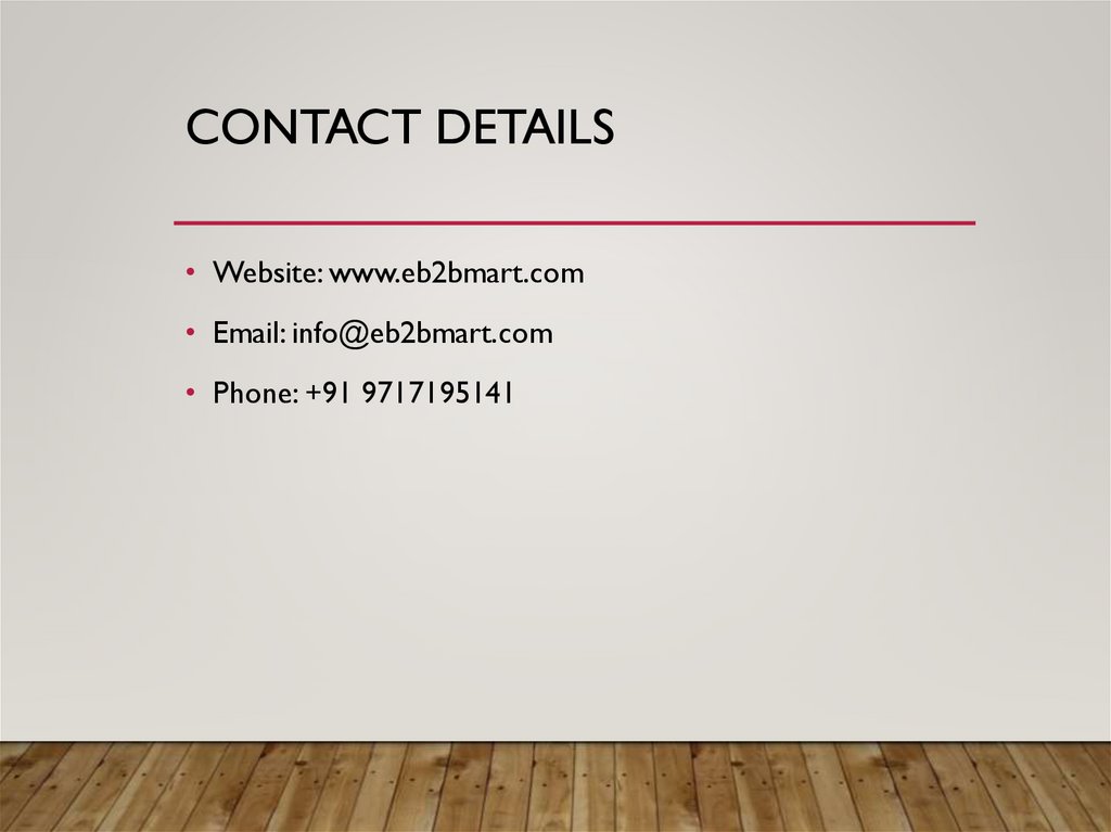Contact Details