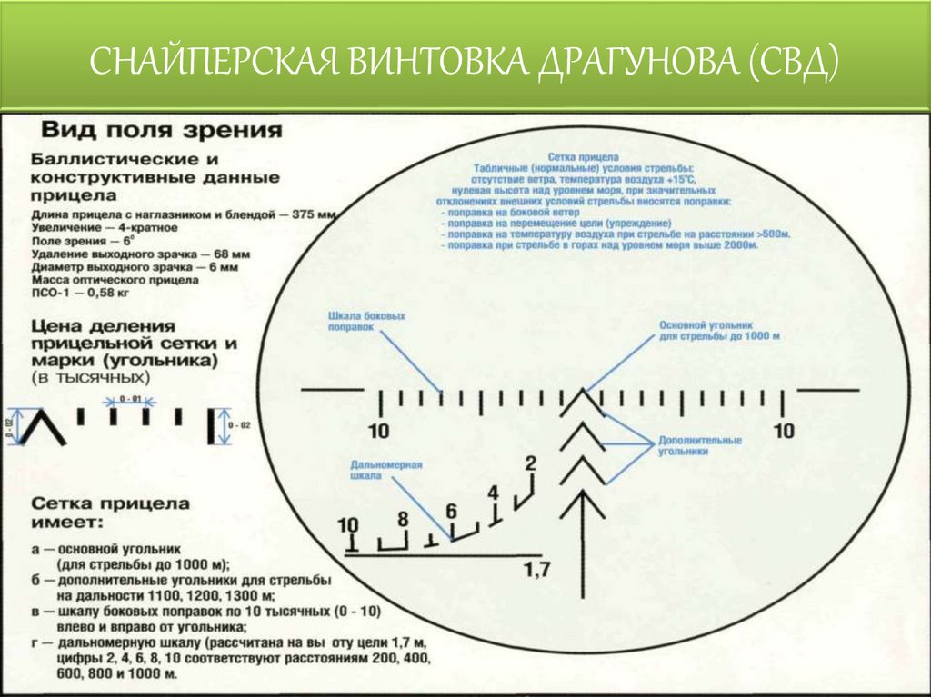 СНАЙПЕРСКАЯ ВИНТОВКА ДРАГУНОВА (СВД)