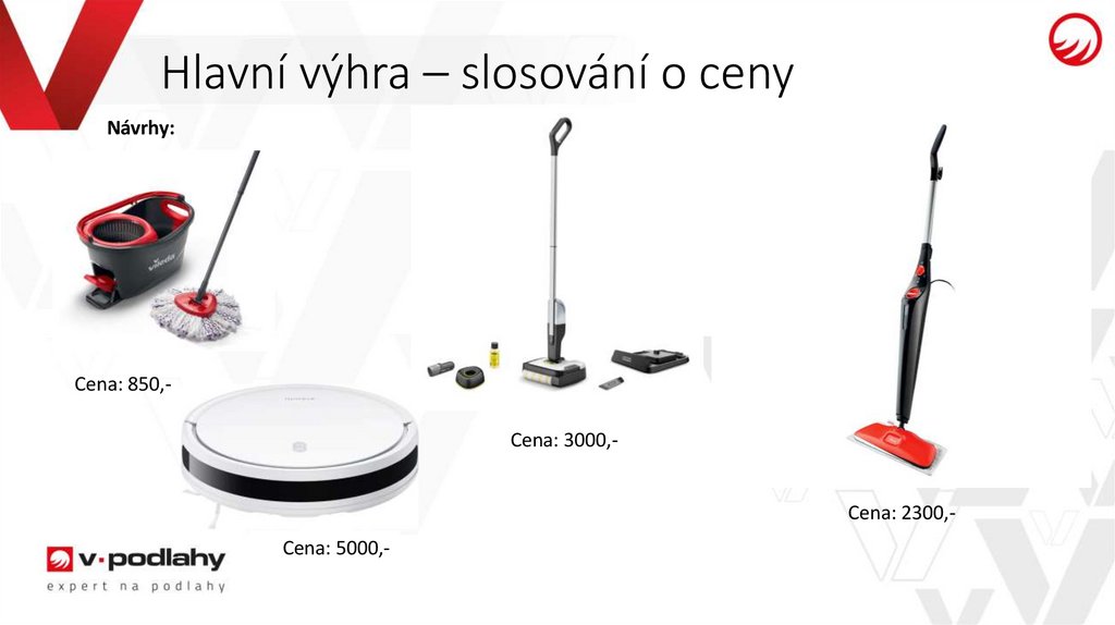 Hlavní výhra – slosování o ceny