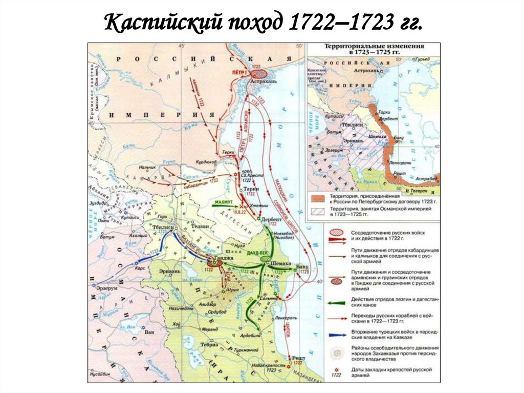 Каспийский поход 1722–1723 гг.