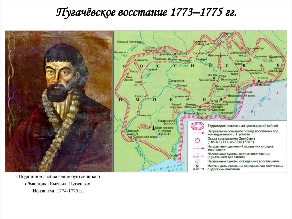 Пугачёвское восстание 1773–1775 гг.
