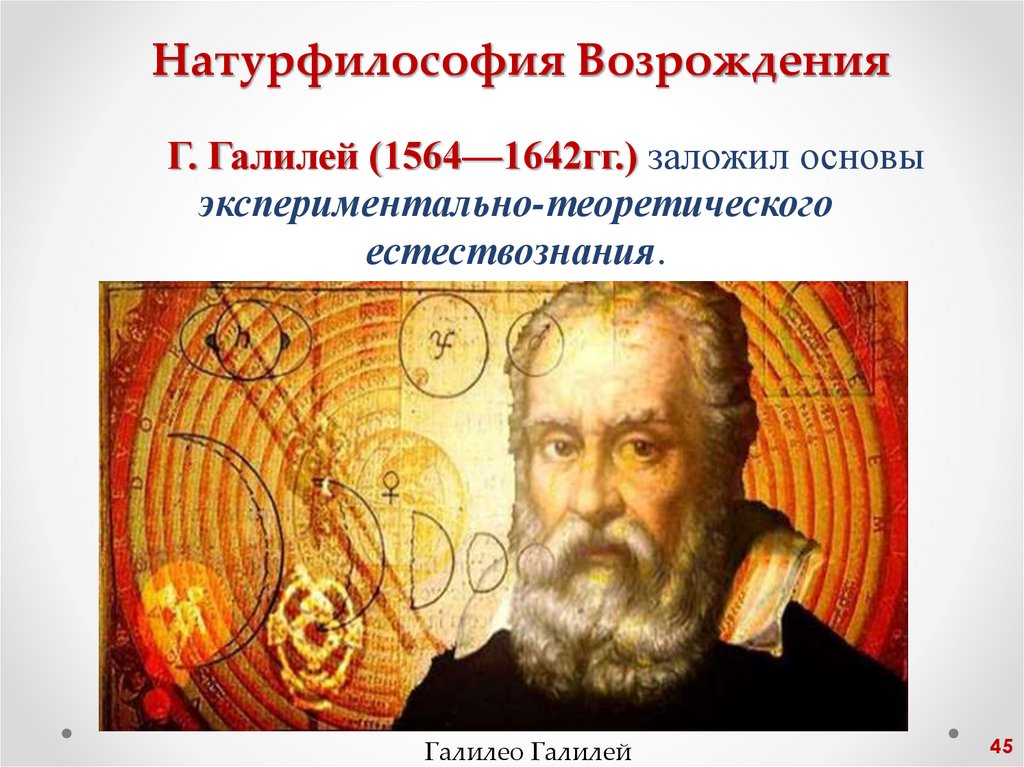 Натурфилософия Возрождения